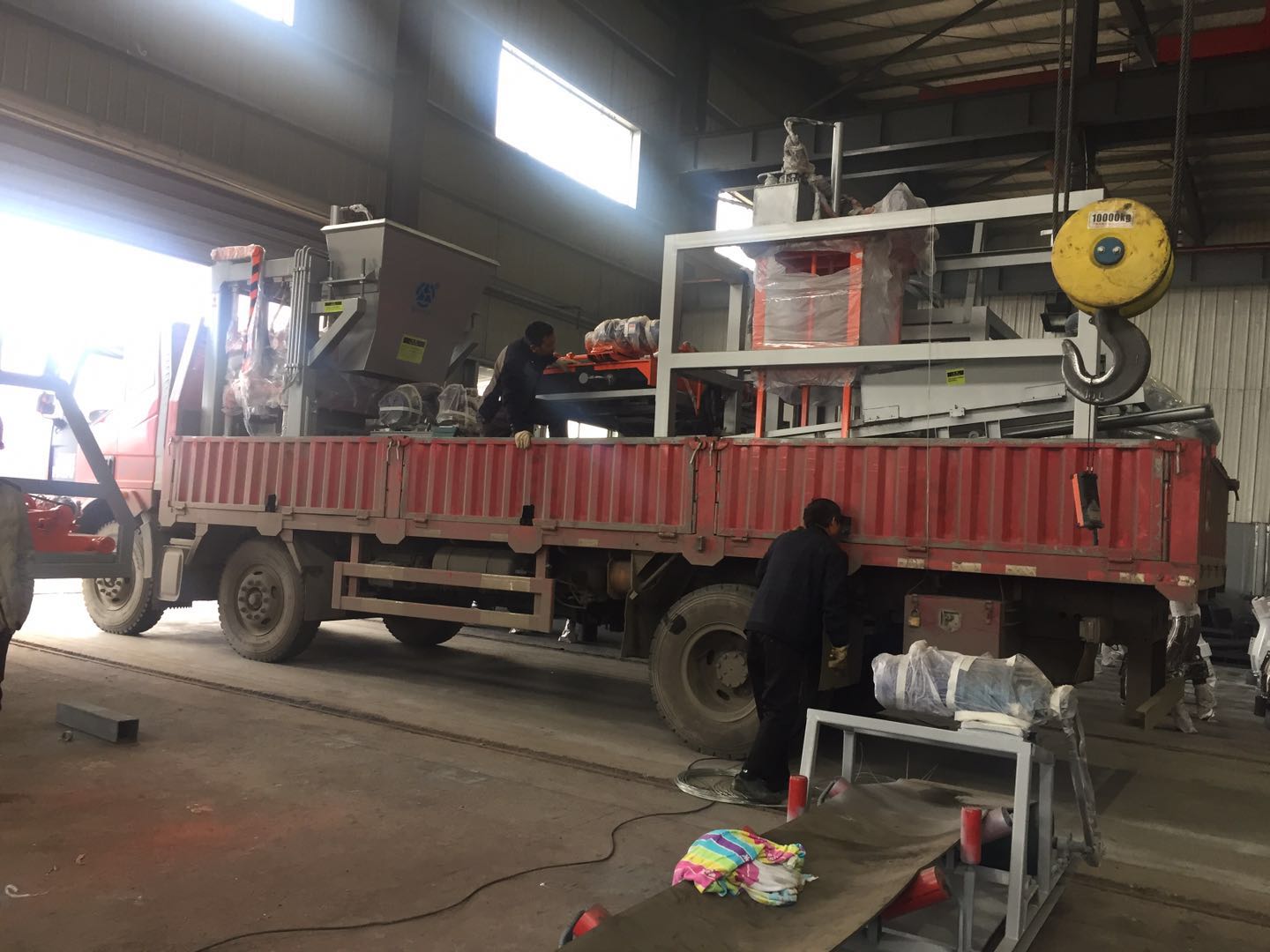 湖南省漣源市白馬山鎮(zhèn)石總訂購(gòu)的QTY5-15今天發(fā)貨啦！